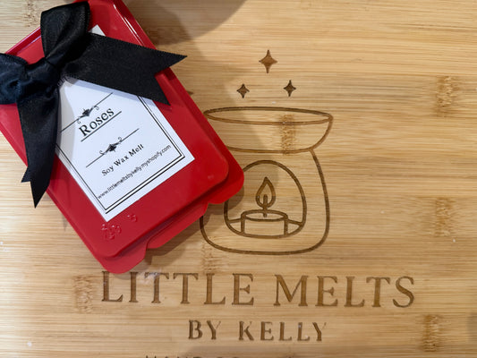 Roses wax melt (6 heart clamshell )