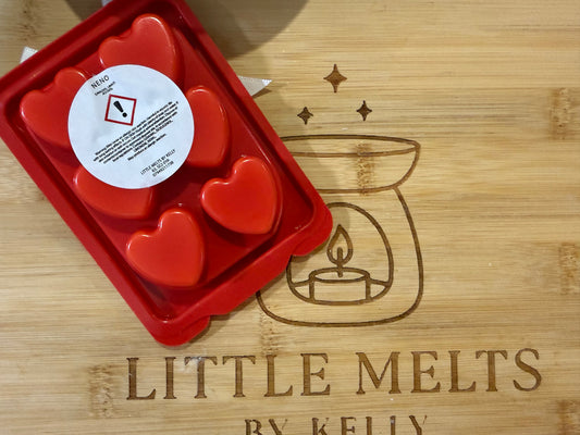 Neno wax melt (6 heart clamshell )
