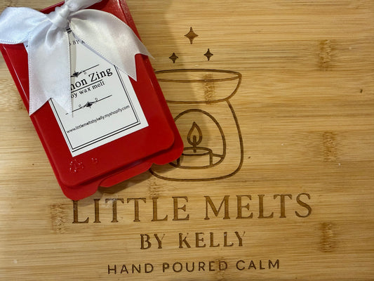 Lemon Zing wax melt (6 heart clamshell )